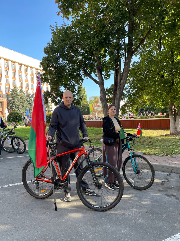 В Гомеле прошел общеобластной велопробег "В единстве - сила"