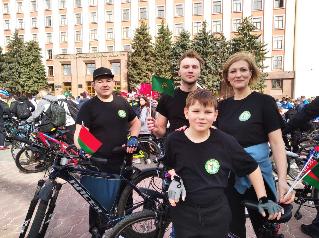Работники РДЛУП «Гомельлеспроект»  приняли участие в традиционном весеннем велопробеге