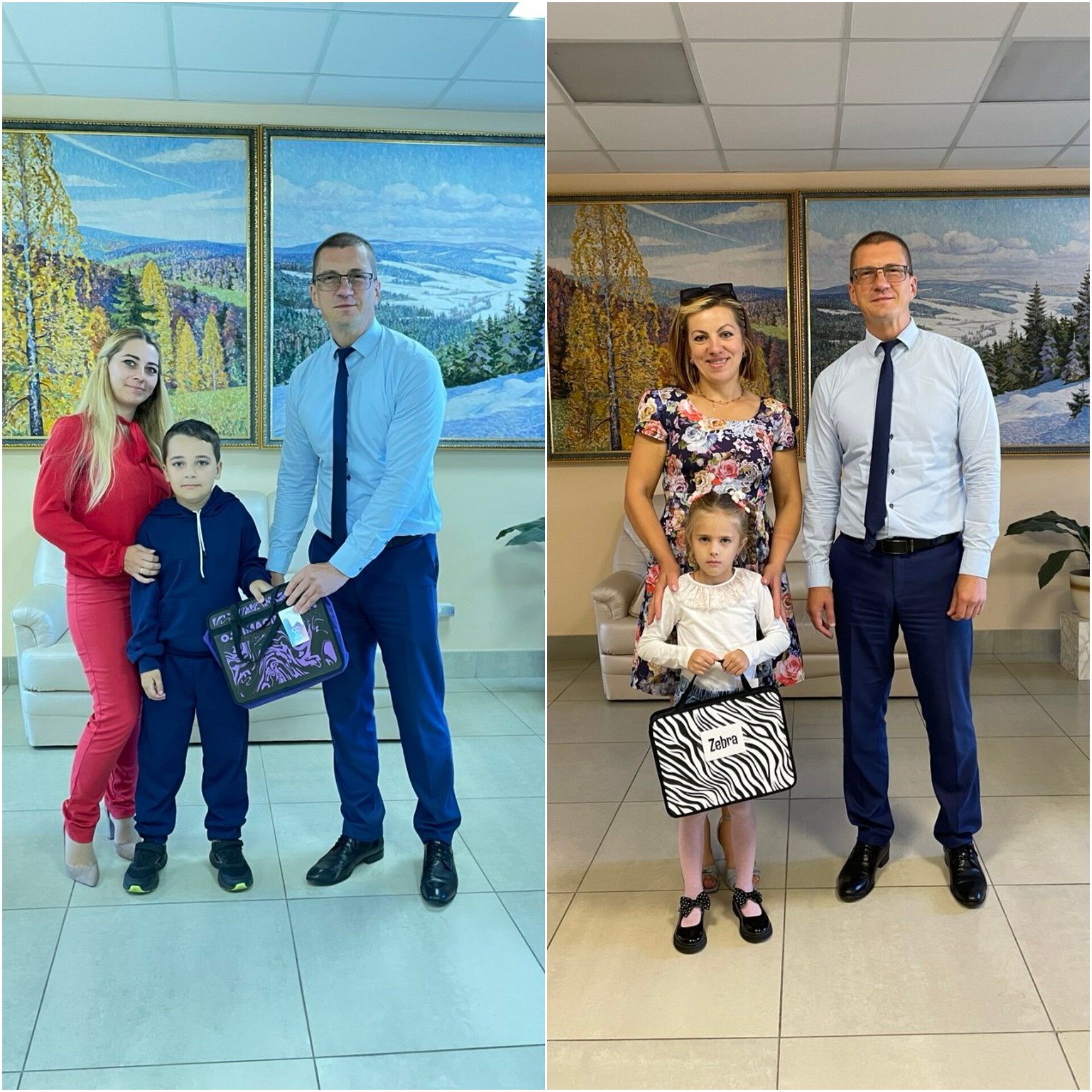 Подарки к началу учебного года детям наших работников